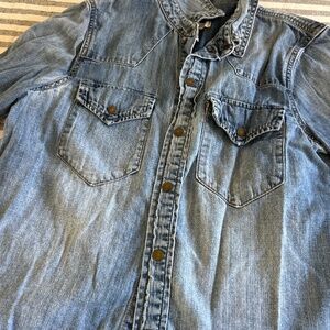Classic denim button down